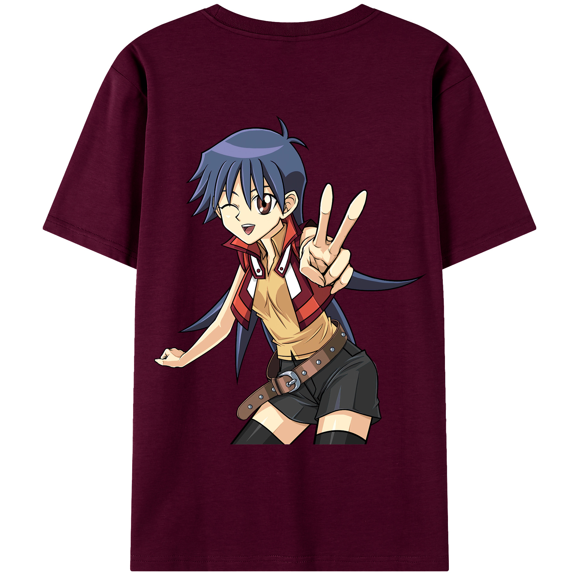 （画像用） 遊☆戯☆王 Yu-Gi-Oh! レディース半袖Tシャツ(バックプリント)
